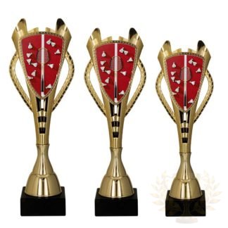 Pokali za Badminton komplet 3 , 34.5 cm, 32.5 cm, 30 cm