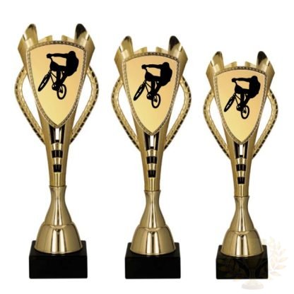 Pokali za BMX komplet 3 , 34.5 cm, 32.5 cm, 30 cm