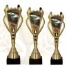 Rally komplet 3 pokalov 34.5 cm, 32.5 cm, 30 cm