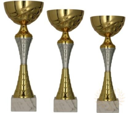 Komplet pokalov 9271/1/2/3 višina 18.5, 19.5, 21 cm