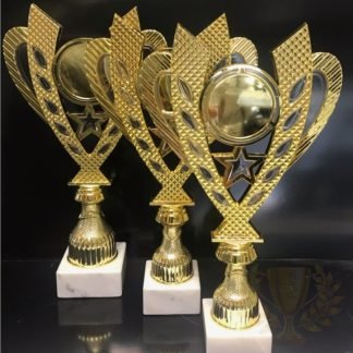 Komplet pokalov 431/1/2/3 višina 27, 28, 29 cm