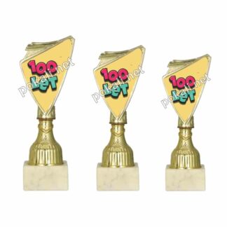 100 LET komplet 3 mini pokalov – MINI tematski pokali za 100 let