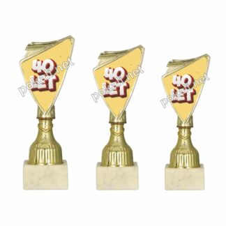 40 LET komplet 3 mini pokalov – MINI tematski pokali za 40 let