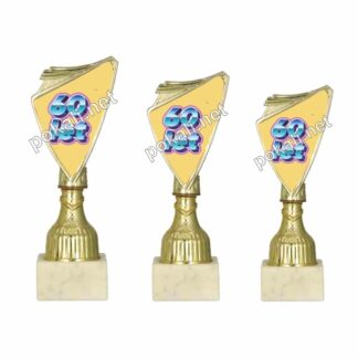 60 LET komplet 3 mini pokalov – MINI tematski pokali za 60 let