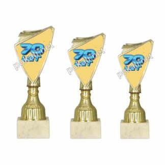 70 LET komplet 3 mini pokalov – MINI tematski pokali za 70 let