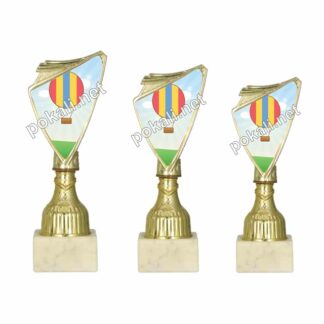 BALONARSTVO komplet 3 mini pokalov – MINI tematski pokali za balonarstvo