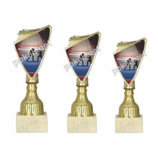 BOKS komplet 3 mini pokalov – MINI tematski pokali za boks