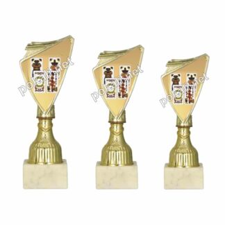 BRISKULA komplet 3 mini pokalov – MINI tematski pokali za briskula