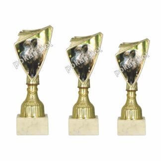 DIVJI PRAŠIČ komplet 3 mini pokalov – MINI tematski pokali za divji prašič