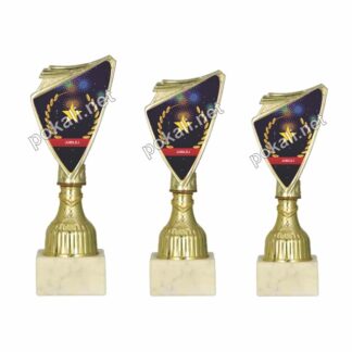 JUBILEJ komplet 3 mini pokalov – MINI tematski pokali za jubilej