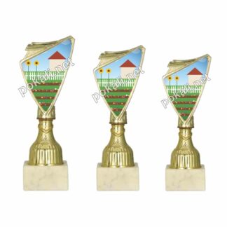 NAJLEPŠI VRT komplet 3 mini pokalov – MINI tematski pokali za najlepši vrt