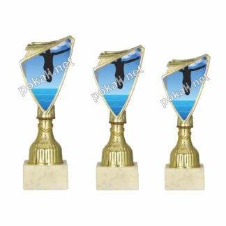 SKOKI V VODO komplet 3 mini pokalov – MINI tematski pokali za skoki v vodo