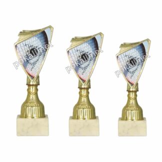 SQUASH komplet 3 mini pokalov – MINI tematski pokali za squash