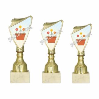 VRTNARSTVO komplet 3 mini pokalov – MINI tematski pokali za vrtnarstvo
