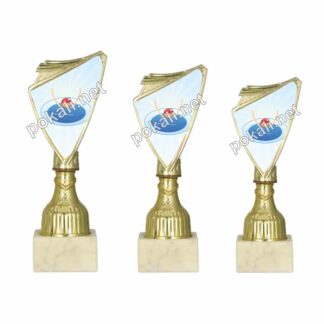 ZIMSKO PLAVANJE komplet 3 mini pokalov – MINI tematski pokali za zimsko plavanje