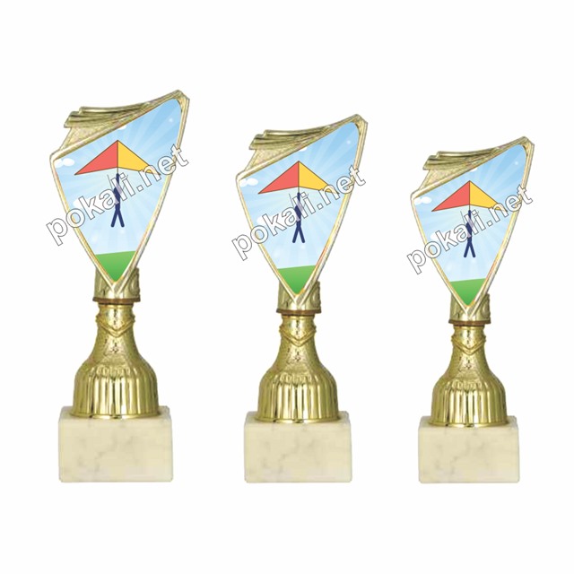 ZMAJARSTVO komplet 3 mini pokalov – MINI tematski pokali za zmajarstvo
