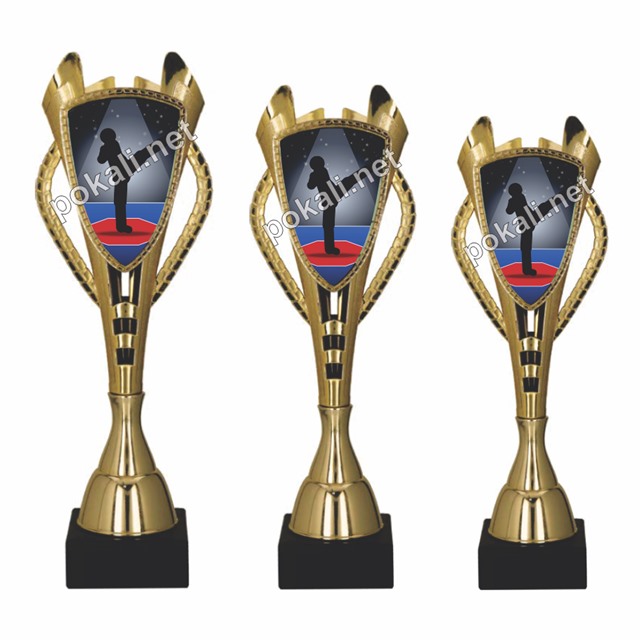 TAEKWONDO komplet 3 pokalov – tematski pokali za taekwondo